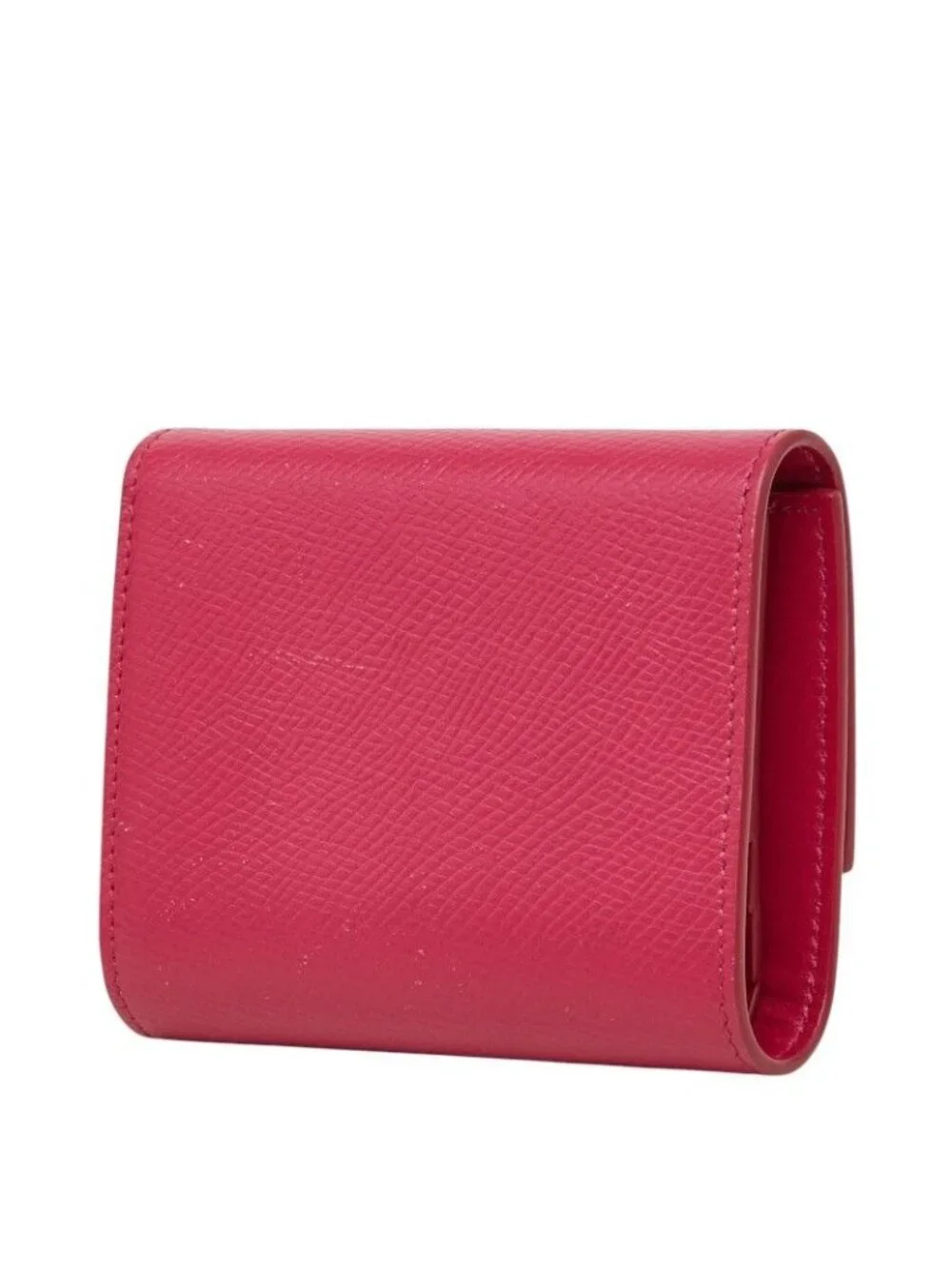 Celine Small Trifold Wallet Pink Leather